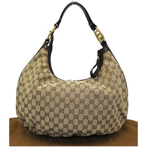 gucci beige bum bag canvas celebrity|gucci canvas bag.